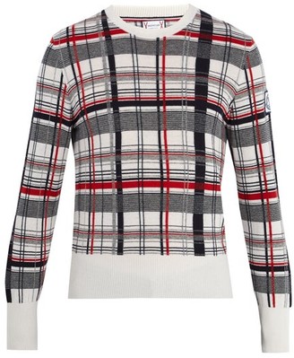 Moncler Gamme Bleu Checked Cashmere Sweater - Multi