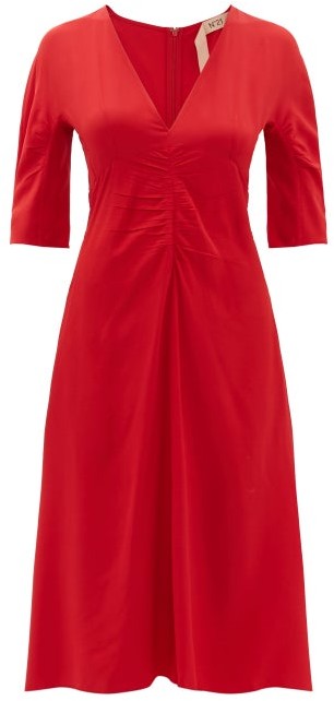 no 21 red dress