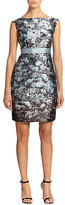 Thumbnail for your product : Kay Unger Ribbon-Belt Dress
