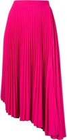 Thumbnail for your product : Markus Lupfer Asymmetric Pleated Skirt