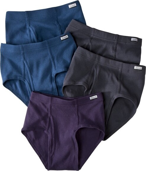 Hanes Men's Tagless Comfort Flex Fit Dyed Bikini, 6 Pack (Assorted