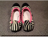 Thumbnail for your product : Pretty Ballerinas Zebra print Pony-style calfskin Ballet flats