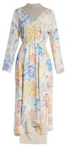 Thumbnail for your product : Vetements Contrast-panel Floral-print Dress - Multi