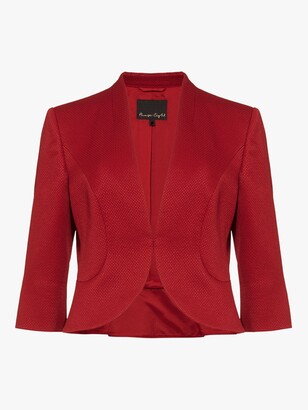 Phase Eight Tammy Textured Jacket, Sangria Red