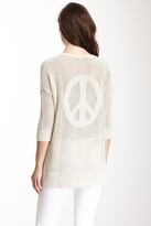 Thumbnail for your product : Autumn Cashmere Peace Mesh Knit Hi-Lo Sweater