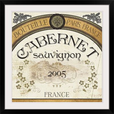 Great Big Canvas 'Wine Labels I Vintage Advertisement