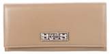 Thumbnail for your product : Valentino Embellished Continental Wallet Tan Embellished Continental Wallet