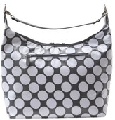 Thumbnail for your product : JP Lizzy Glazed Polka Dot Hobo Diaper Bag - Gray/White