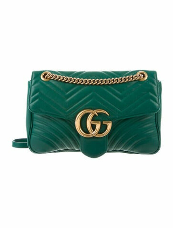 gucci marmont green bag