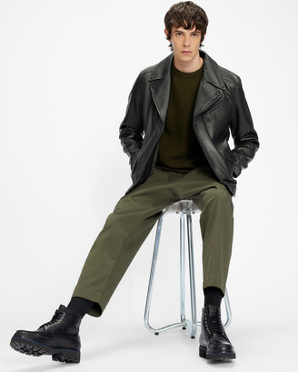 ted baker cargo leather jacket