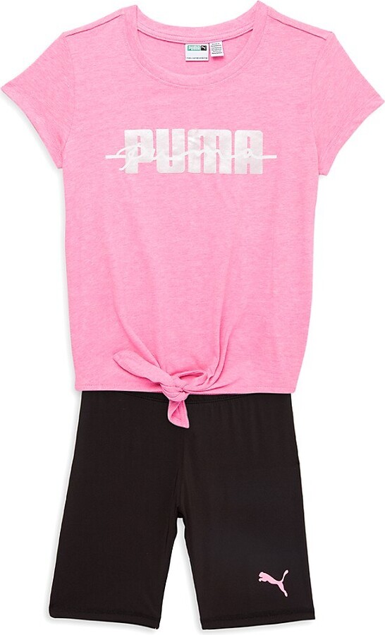Puma Baby Girl's 2-Piece Logo Track Jacket Pants Set - ShopStyle