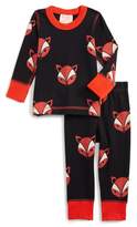 Thumbnail for your product : Masala Baby Fox Organic Cotton Fitted Two-Piece Pajamas