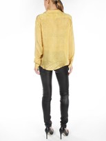 Thumbnail for your product : Mes Demoiselles Diane Yellow Sheer Blouse