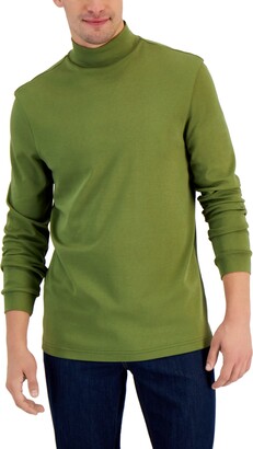 Club Room Men's Solid Mock Neck Shirt, Created for Macy's - ShopStyle