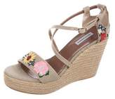 Thumbnail for your product : Tabitha Simmons Jenny Meadow Espadrille Wedges w/ Tags