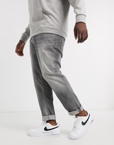 Thumbnail for your product : Burton Menswear Big & Tall slim jeans in grey