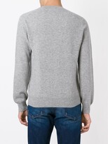 Thumbnail for your product : Comme des Garçons PLAY Logo Patch V-Neck Sweater