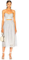 Thumbnail for your product : Zimmermann Iris Picnic Dress in Light Blue | FWRD