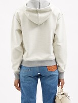 Thumbnail for your product : Loewe Anagram-embroidered Cotton Hooded Sweatshirt - Grey