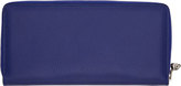Thumbnail for your product : Alexander McQueen Navy Blue Grained Leather Travel Wallet
