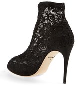 Thumbnail for your product : Dolce & Gabbana Peep Toe Lace Boot (Women)