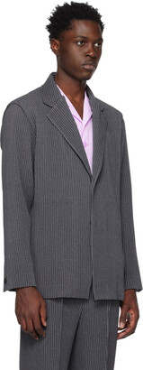 HOMME PLISSE ISSEY MIYAKE ジャケット 1B グレー 1 HOMME PLISSE ISSEY MIYAKE ジャケット 1B グレー 1 BASICS – ISSEY