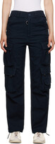 Navy Cargo Trousers 