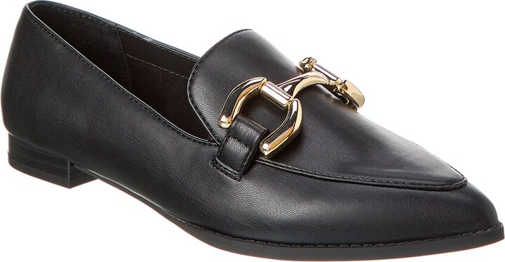 Steve Madden Kalon Loafer (Black Leather) Women's Shoes - ShopStyle