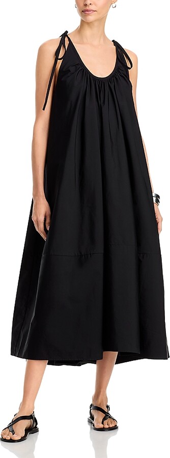 Co Gathered Midi Dress