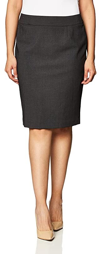 Calvin Klein Women's Straight Fit Suit Skirt (Regular and Plus Sizes) -  ShopStyle