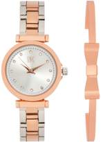 Thumbnail for your product : INC International Concepts Women's Two-Tone Bracelet Watch 28mm Gift Set, Created for Macy's