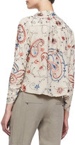 Thumbnail for your product : Alice + Olivia Eliette Open Embroidered Jacket
