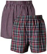Thumbnail for your product : Navy Check 2 Pack Boxers Size XS by Charles Tyrwhitt