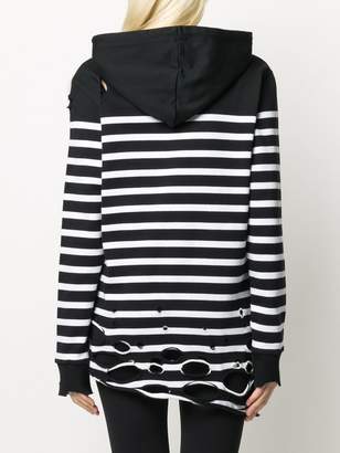 Puma x Balmain striped hoodie