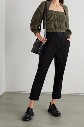 Alexander McQueen Ribbed Cotton Sweater