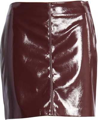 Blank NYC Faux Leather Miniskirt