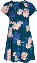 Thumbnail for your product : Eliza J Floral Scuba Crepe A-Line Dress