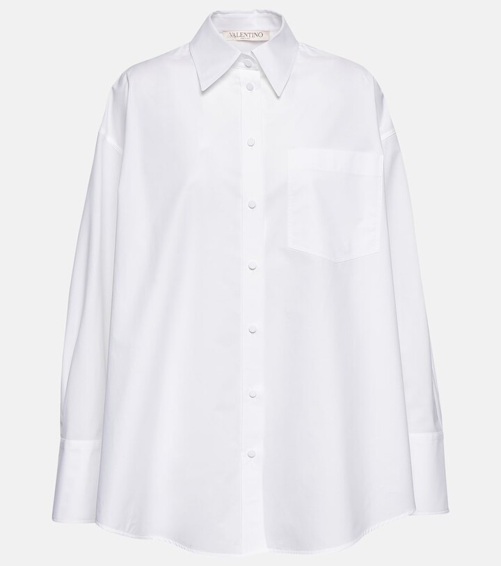 Valentino Cotton poplin shirt - ShopStyle