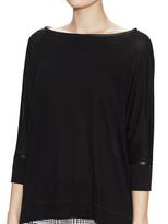 Thumbnail for your product : Twenty Dolman Leather Trim Top