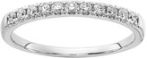 Thumbnail for your product : Fire Light Lab Grown Diamond 14K Wedding B and, 1/4 cttw