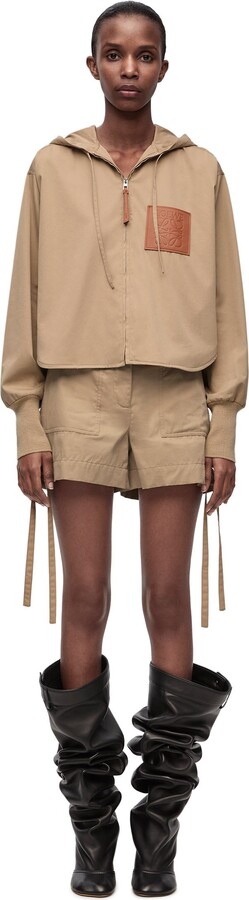 Loewe Luxury Workwear shorts in cotton and silk - ShopStyle