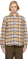 Thumbnail for your product : Stussy Brown Lined Plaid Shirt Jacket