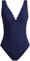 Thumbnail for your product : Karla Colletto Swim Ines Plunging One-Piece Swimsuit