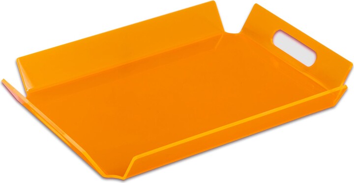 Acrylic Tray in Orange