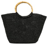 Thumbnail for your product : Sensi Medium Oval Base with Double Bamboo Handle Bag