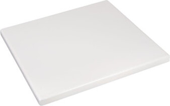 ERF, Inc. Plain White Resin Table Top, Indoor/Outdoor