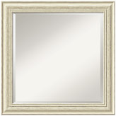Thumbnail for your product : Amanti Art Country Distressed Whitewash Wood Square Wall Mirror
