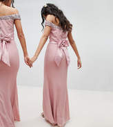 Thumbnail for your product : Maya Bardot Sequin Detail Maxi Dress With Bow Back Detail