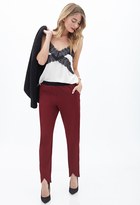 Thumbnail for your product : Forever 21 Contemporary V-Cut Woven Trousers