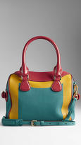Thumbnail for your product : Burberry The Medium Alchester In Hand-painted Leather With Patent Trim